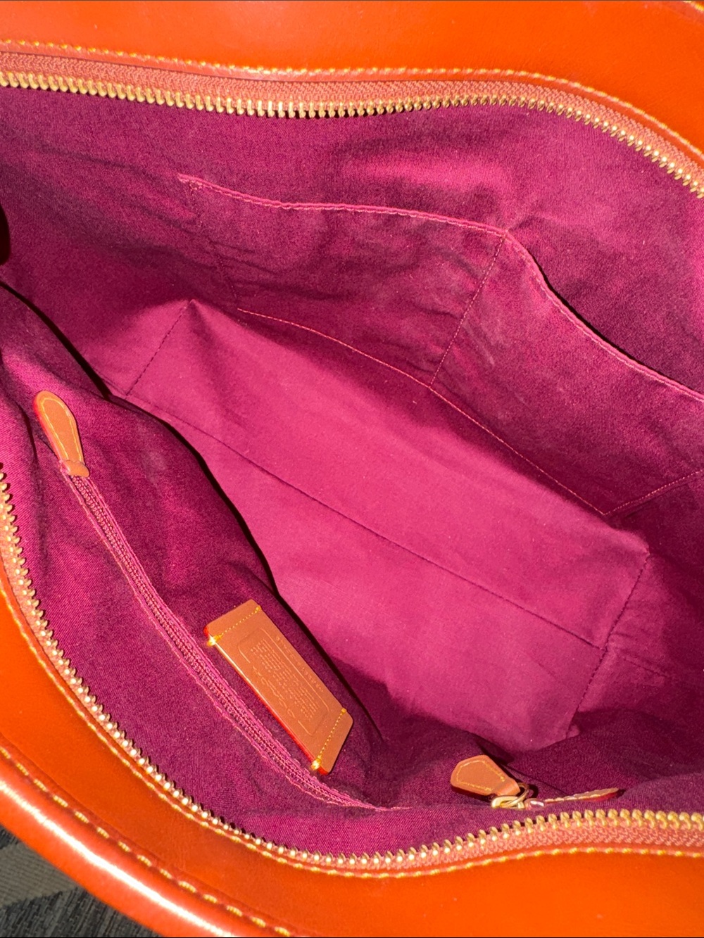 Coach Bag Taylor Brown Signature Coated Canvas Tote with Leather Trim - Picture 14 of 17